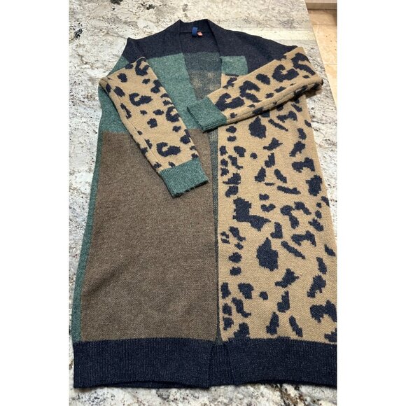 Anthropologie Animal Printed Duster Cardigan Size: One Size NWOT - Picture 1 of 10